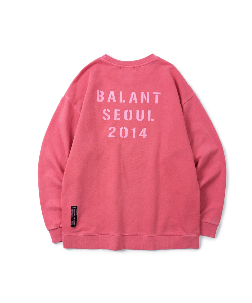 BALANT(バラント)の「ピグメントリボンベーシックスウェットシャツ - ピンク(スウェット・メンズ・その他・MEDIUM/LARGE)」の3枚目の写真