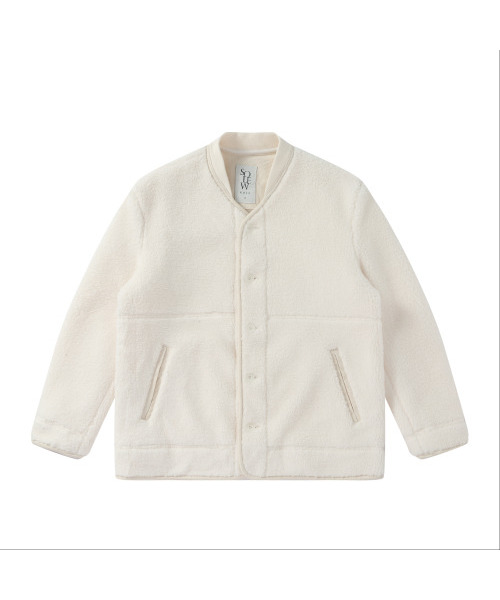 SOLEW(ソル)の「バスティネックフリースジャンパー_アイボリー(その他アウター・メンズ・その他・1/2/0/4/3)」の1枚目の写真