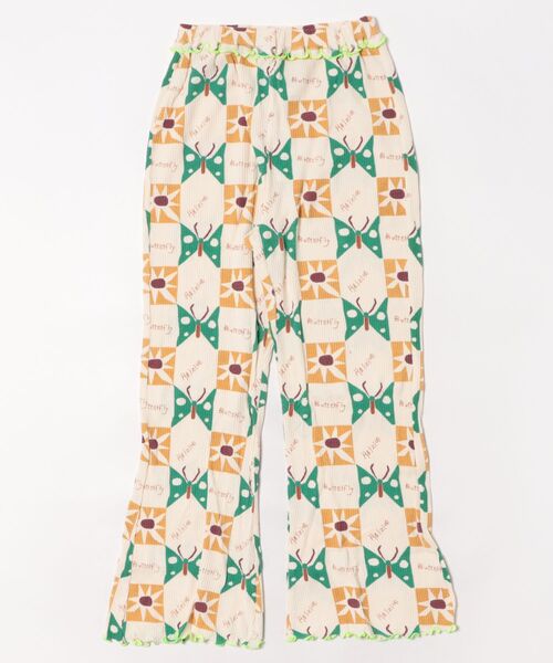 MARKEY'S（マーキーズ）の「ソウガラワッフルフレアーパンツ/おとな（その他パンツ・レディース・ブルー系その他/ホワイト系その他/グレー系その他/イエロー系その他・160cm）」の2枚目の写真