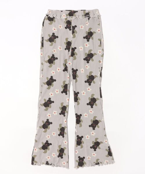 MARKEY'S（マーキーズ）の「ソウガラワッフルフレアーパンツ/おとな（その他パンツ・レディース・ブルー系その他/ホワイト系その他/グレー系その他/イエロー系その他・160cm）」の3枚目の写真