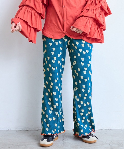 MARKEY'S（マーキーズ）の「ソウガラワッフルフレアーパンツ/おとな（その他パンツ・レディース・ブルー系その他/ホワイト系その他/グレー系その他/イエロー系その他・160cm）」の7枚目の写真