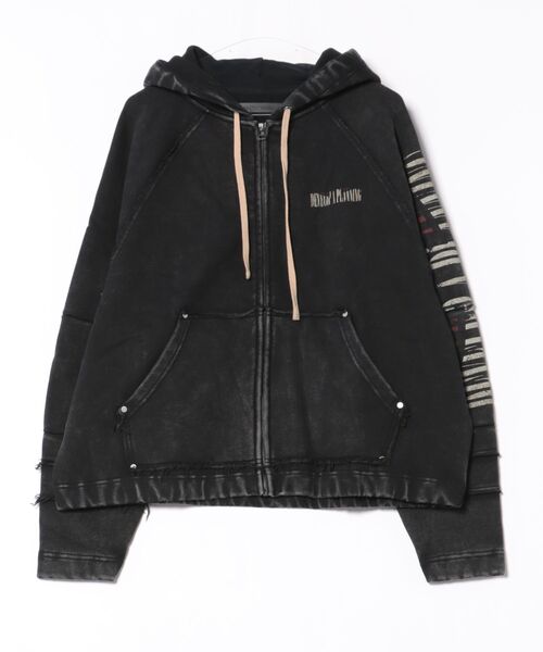 DankeSchon/ダンケシェーン/490 CHEMICAL ZIP HOODIE IRONCROSS