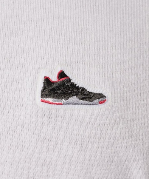 JORDAN BRAND(ジョーダンブランド)の「JORDAN BRAND SNEAKER PATCH SS CREW T-SHIRT / ジョーダン ブランド スニーカー パッチ S/S クルー T-シャツ / NIKE【SP】(Tシャツ/カットソー・メンズ・ブラック/ホワイト・M/S/XXL/XL/L)」の8枚目の写真