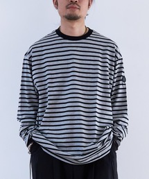 NNBF（エヌエヌビーエフ ）の「NNBF BORDER L/S T-SHIRTS（Tシャツ/カットソー）」