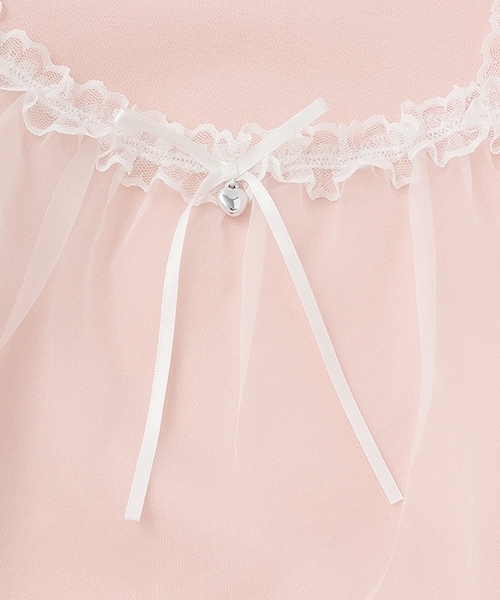 Lycee mine（リセマイン）の「【Lycee mine バレエシリーズ】キャミドッキンクスウェット（スウェット・キッズ・ベビーピンク/ライトブルー/トップグレー/クリーム/バイオレット・130cm/140cm/150cm/100cm/110cm/120cm）」の13枚目の写真