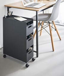 tower（タワー）の「＜tower＞収納バスケットワゴン 3段（収納グッズ）」