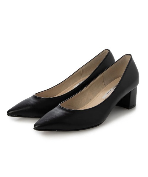 Mode et Jacomo（モードエジャコモ）の「【レイン対応】ポインテッドトゥプレーンパンプス（パンプス・レディース・ライトブラック/ブラック/ベージュ系その他2/ベージュ・23.5cm/23cm/24.5cm/24cm/22.5cm）」の2枚目の写真