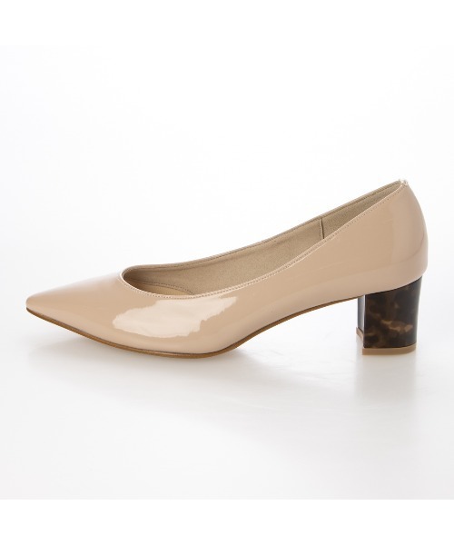 Mode et Jacomo（モードエジャコモ）の「【レイン対応】ポインテッドトゥプレーンパンプス（パンプス・レディース・ライトブラック/ブラック/ベージュ系その他2/ベージュ・23.5cm/23cm/24.5cm/24cm/22.5cm）」の5枚目の写真