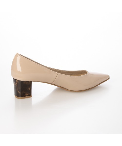 Mode et Jacomo（モードエジャコモ）の「【レイン対応】ポインテッドトゥプレーンパンプス（パンプス・レディース・ライトブラック/ブラック/ベージュ系その他2/ベージュ・23.5cm/23cm/24.5cm/24cm/22.5cm）」の6枚目の写真