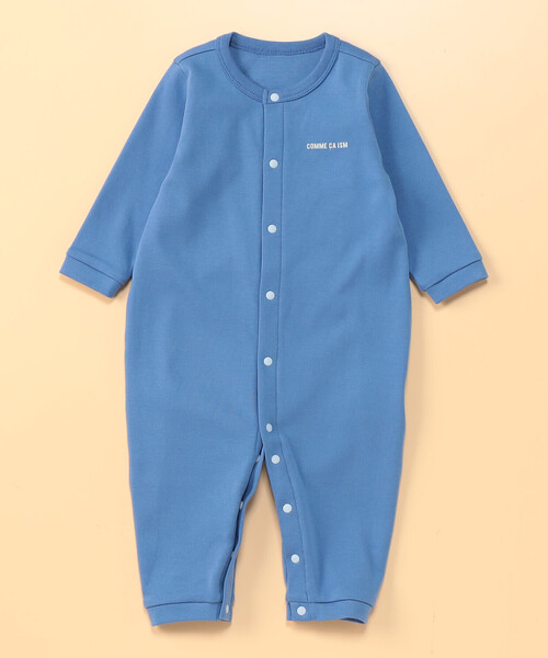 COMME CA ISM（コムサイズム）の「“にっぽんの色”おしりパッチ長袖ツーウェイオール（ロンパース・キッズ・ブラック/グリーン/サックスブルー/オートミール/イエロー・60-80cm）」の4枚目の写真