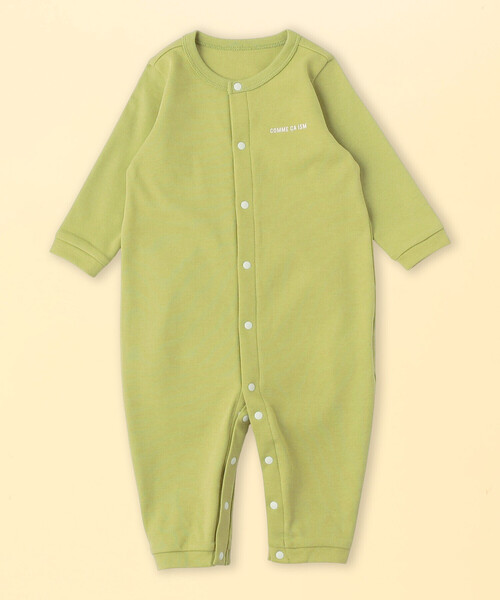 COMME CA ISM（コムサイズム）の「“にっぽんの色”おしりパッチ長袖ツーウェイオール（ロンパース・キッズ・ブラック/グリーン/サックスブルー/オートミール/イエロー・60-80cm）」の3枚目の写真