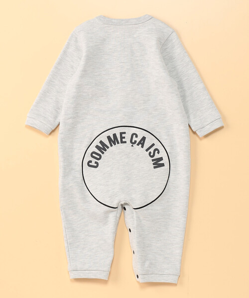 COMME CA ISM（コムサイズム）の「“にっぽんの色”おしりパッチ長袖ツーウェイオール（ロンパース・キッズ・ブラック/グリーン/サックスブルー/オートミール/イエロー・60-80cm）」の6枚目の写真