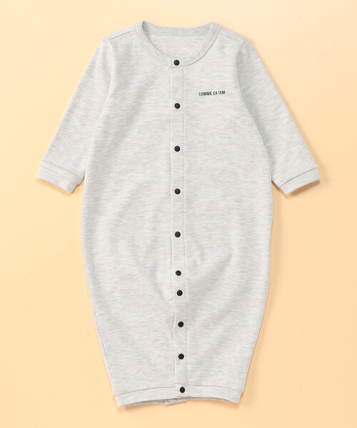 COMME CA ISM（コムサイズム）の「“にっぽんの色”おしりパッチ長袖ツーウェイオール（ロンパース・キッズ・ブラック/グリーン/サックスブルー/オートミール/イエロー・60-80cm）」の7枚目の写真