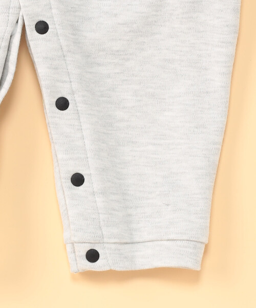 COMME CA ISM（コムサイズム）の「“にっぽんの色”おしりパッチ長袖ツーウェイオール（ロンパース・キッズ・ブラック/グリーン/サックスブルー/オートミール/イエロー・60-80cm）」の10枚目の写真