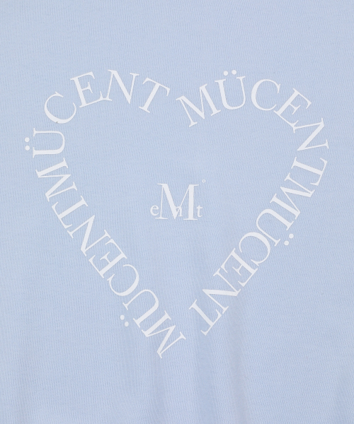MUCENT(ムセント)の「ハートレタリングルーズフィットスウェット男女共用(4カラー)(スウェット・レディース・ブラック/グレー/スカイブルー/オートミール・LARGE/MEDIUM)」の18枚目の写真