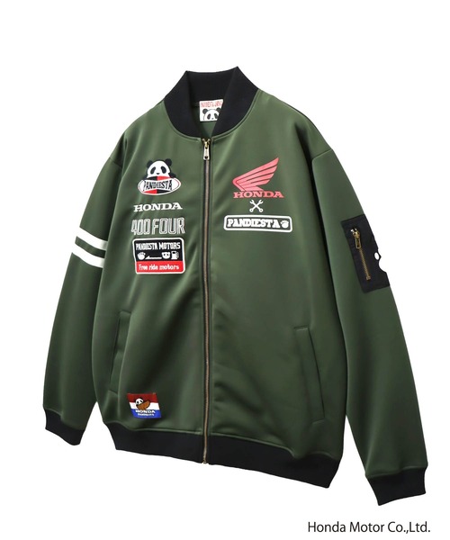 go slow caravan（ゴースローキャラバン）の「Honda×Pandiesta TRANSALP CB400FOUR バイカースタイルジャージ(M2)（ジャージ・メンズ・ブラック/カーキ・XXL/L/XL/M）」の15枚目の写真