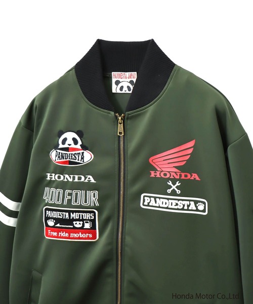 go slow caravan（ゴースローキャラバン）の「Honda×Pandiesta TRANSALP CB400FOUR バイカースタイルジャージ(M2)（ジャージ・メンズ・ブラック/カーキ・XXL/L/XL/M）」の16枚目の写真