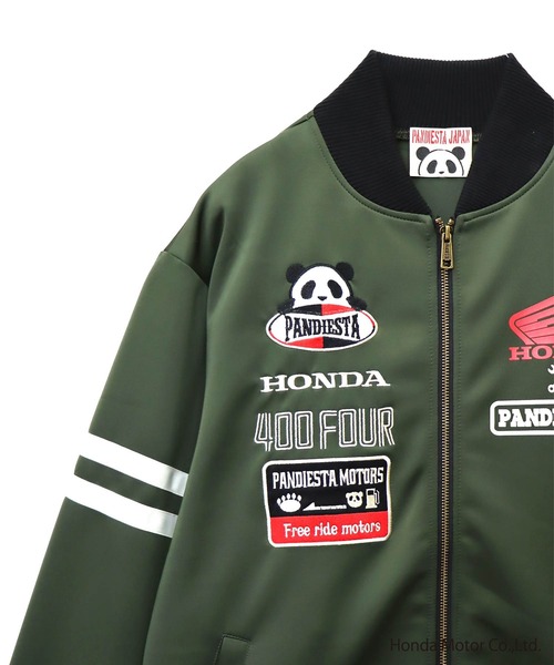 go slow caravan（ゴースローキャラバン）の「Honda×Pandiesta TRANSALP CB400FOUR バイカースタイルジャージ(M2)（ジャージ・メンズ・ブラック/カーキ・XXL/L/XL/M）」の17枚目の写真