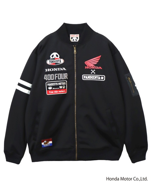 go slow caravan（ゴースローキャラバン）の「Honda×Pandiesta TRANSALP CB400FOUR バイカースタイルジャージ(M2)（ジャージ・メンズ・ブラック/カーキ・XXL/L/XL/M）」の3枚目の写真