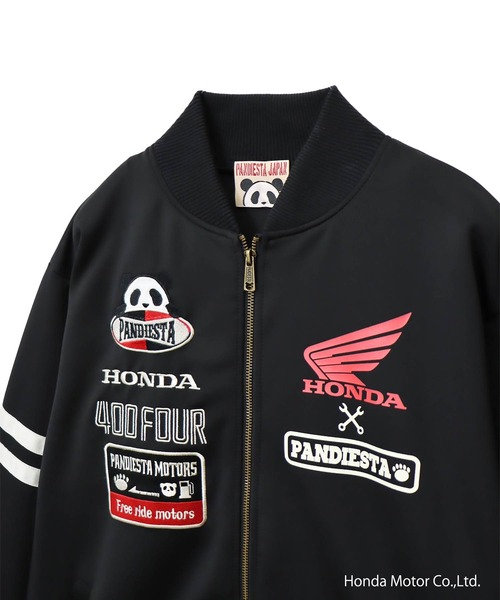 go slow caravan（ゴースローキャラバン）の「Honda×Pandiesta TRANSALP CB400FOUR バイカースタイルジャージ(M2)（ジャージ・メンズ・ブラック/カーキ・XXL/L/XL/M）」の5枚目の写真