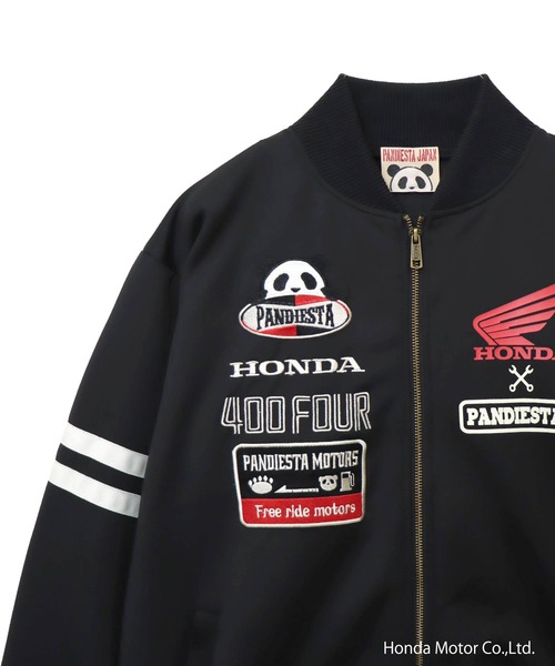 go slow caravan（ゴースローキャラバン）の「Honda×Pandiesta TRANSALP CB400FOUR バイカースタイルジャージ(M2)（ジャージ・メンズ・ブラック/カーキ・XXL/L/XL/M）」の6枚目の写真