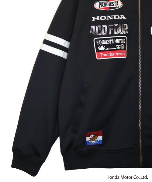 go slow caravan（ゴースローキャラバン）の「Honda×Pandiesta TRANSALP CB400FOUR バイカースタイルジャージ(M2)（ジャージ・メンズ・ブラック/カーキ・XXL/L/XL/M）」の8枚目の写真