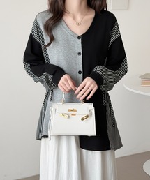 ABITOKYO（アビトーキョー）の「異素材切替アシメカーディガン（カーディガン/ボレロ）」