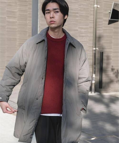 URBAN RESEARCH DOORS(アーバンリサーチドアーズ)の「ライトナイロン パデット バルマカンコート(その他アウター・メンズ・チャコールグレー/ライトグレー/ブラック・MEDIUM/LARGE)」の5枚目の写真