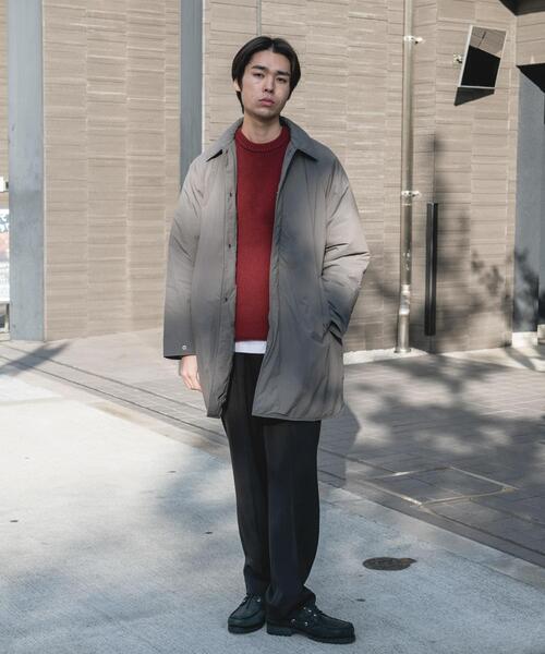 URBAN RESEARCH DOORS(アーバンリサーチドアーズ)の「ライトナイロン パデット バルマカンコート(その他アウター・メンズ・チャコールグレー/ライトグレー/ブラック・MEDIUM/LARGE)」の9枚目の写真
