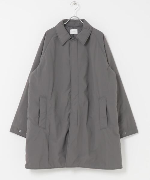 URBAN RESEARCH DOORS(アーバンリサーチドアーズ)の「ライトナイロン パデット バルマカンコート(その他アウター・メンズ・チャコールグレー/ライトグレー/ブラック・MEDIUM/LARGE)」の11枚目の写真