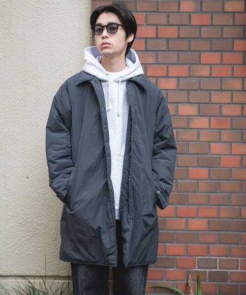 URBAN RESEARCH DOORS(アーバンリサーチドアーズ)の「ライトナイロン パデット バルマカンコート(その他アウター・メンズ・チャコールグレー/ライトグレー/ブラック・MEDIUM/LARGE)」の19枚目の写真