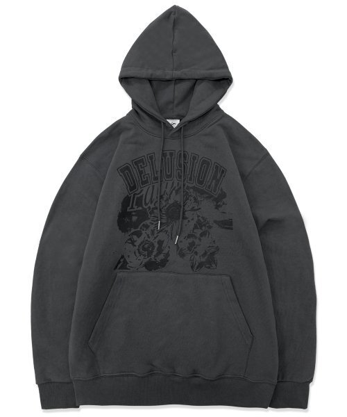 DEFYCLUBROBBERS(ディファイクラブロバース)の「(Heavy Cotton) Wild flower Charcoal(パーカー・レディース・その他・M/L)」の1枚目の写真