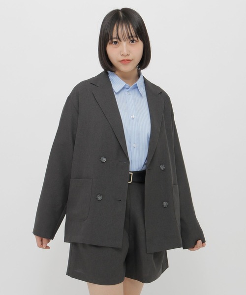 おめかし2SETジャケット＊ショートパンツ/AND YUA ANY/647262