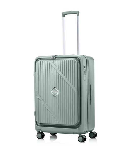 AMERICAN TOURISTER(アメリカンツーリスター)の「アメリカンツーリスター VELOX スピナー68/25 エキスパンダー TSA HW パステルグリーン(スーツケース/キャリーバッグ・レディース・ライトグリーン・M)」の1枚目の写真