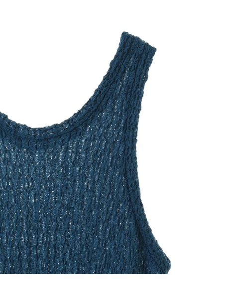 CURRENTAGE(カレンテージ)の「【CURRENTAGE/カレンテージ】LACY KNIT one piece(ワンピース・レディース・ブルー/ブラック・1)」の11枚目の写真