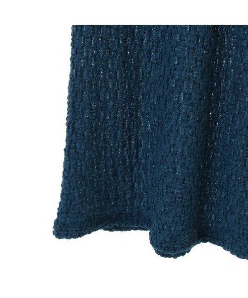 CURRENTAGE(カレンテージ)の「【CURRENTAGE/カレンテージ】LACY KNIT one piece(ワンピース・レディース・ブルー/ブラック・1)」の9枚目の写真