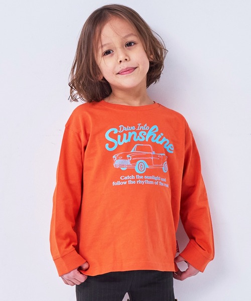 LSP WOW（エルエスピーワオ）の「【プチプラ】【LSP WOW!】カラバリプリントロンT（Tシャツ/カットソー・キッズ・オフホワイト/杢グレー/ブルー/ライトピンク/ライトブルー/ブラック/ライトグリーン/レッド/ブラウン/ホワイト系その他/グリーン/ネイビー/キナリ/イエロー/パープル/ラベンダー/ミント/チャコール/オレンジ/ベージュ・90/95/100/110/120/130/140/150/80）」の20枚目の写真