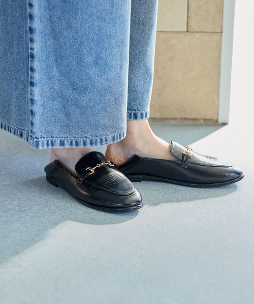 studio CLIP（スタディオクリップ）の「2WAYビットローファー（ローファー・レディース・ブラウン/ブラック・MEDIUM/LARGE）」の6枚目の写真