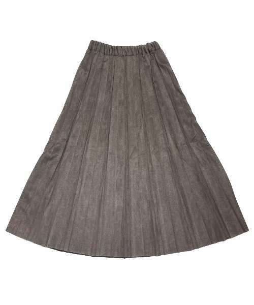 CRYSTAL BALL(クリスタルボール)の「スエードプリーツスカート(スカート・レディース・ブラウン/ブラック・FREE)」の6枚目の写真