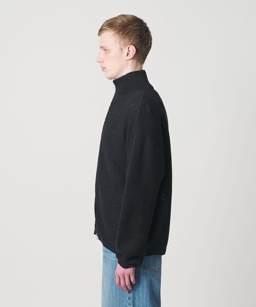 MONKEY TIME（モンキータイム）の「リネン ドライバーズ ニット（ニット/セーター・メンズ・ケリーグリーン/ブラック・M/S/XL/L）」の17枚目の写真