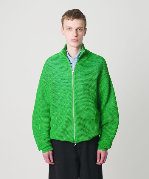 MONKEY TIME（モンキータイム）の「リネン ドライバーズ ニット（ニット/セーター・メンズ・ケリーグリーン/ブラック・M/S/XL/L）」の21枚目の写真