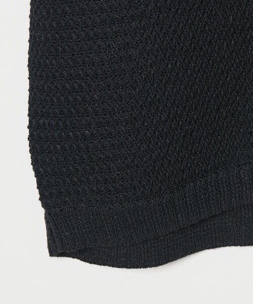 MONKEY TIME（モンキータイム）の「リネン ドライバーズ ニット（ニット/セーター・メンズ・ケリーグリーン/ブラック・M/S/XL/L）」の6枚目の写真