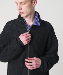 MONKEY TIME | リネン ドライバーズ ニット(ニット/セーター)