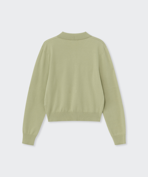 MUSINSA STANDARD WOMAN（ムシンサスタンダードウーマン）の「ウィメンズエッセンシャルカラーガーディガン [ペイルグリーン]（カーディガン/ボレロ・レディース・その他・SMALL/MEDIUM/LARGE/X-SMALL）」の5枚目の写真
