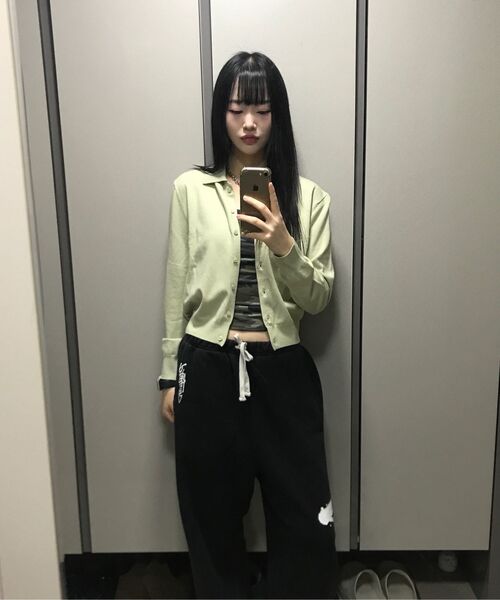 MUSINSA STANDARD WOMAN（ムシンサスタンダードウーマン）の「ウィメンズエッセンシャルカラーガーディガン [ペイルグリーン]（カーディガン/ボレロ・レディース・その他・SMALL/MEDIUM/LARGE/X-SMALL）」の10枚目の写真