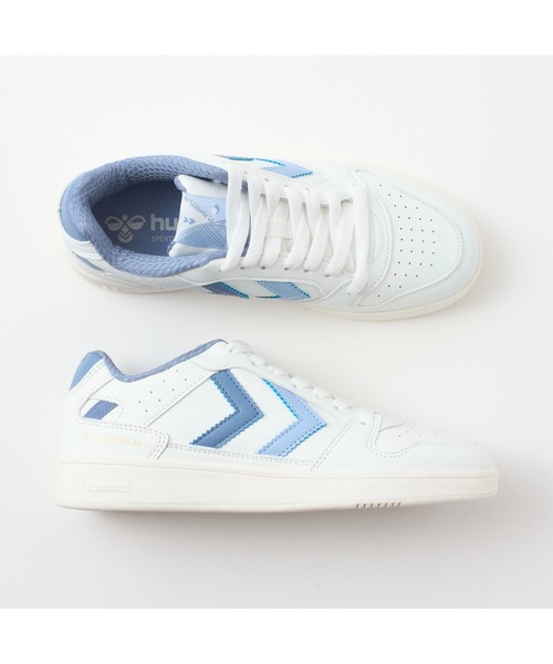 hummel（ヒュンメル）の「hummel/ヒュンメル ST. POWER PLAY PP（スニーカー・レディース・ブルー/ピンク・24cm/25cm/23cm）」の2枚目の写真
