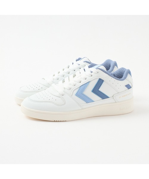 hummel（ヒュンメル）の「hummel/ヒュンメル ST. POWER PLAY PP（スニーカー・レディース・ブルー/ピンク・24cm/25cm/23cm）」の3枚目の写真