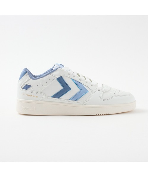 hummel（ヒュンメル）の「hummel/ヒュンメル ST. POWER PLAY PP（スニーカー・レディース・ブルー/ピンク・24cm/25cm/23cm）」の4枚目の写真