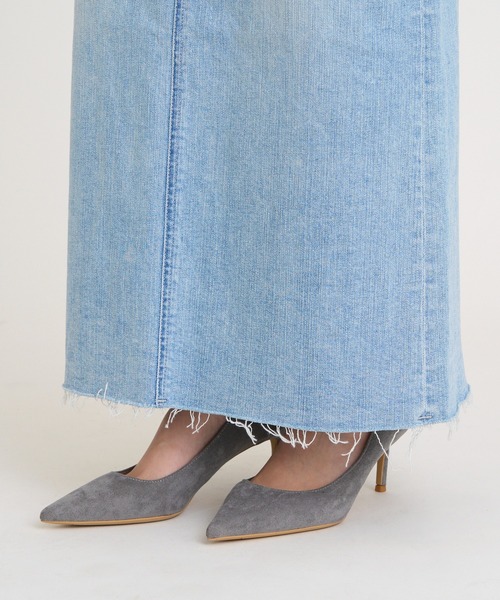 YANUK（ヤヌーク）の「タイトロングスカート（デニムスカート・レディース・ライトブルー・L/M/S）」の12枚目の写真