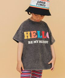 BREEZE | Im Jelly ピグメント加工ロゴTシャツ_ジュニア対応(Tシャツ/カットソー)
